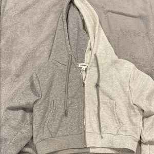 Superdown split cropped jacket